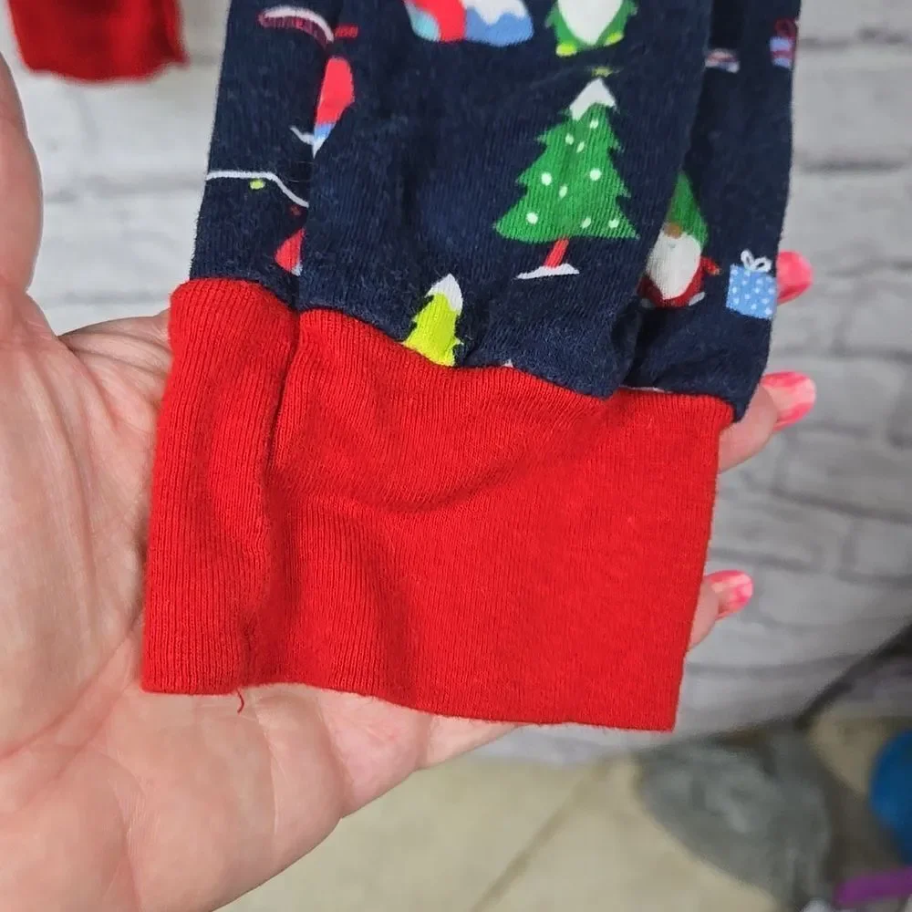 Camping Gnomes Christmas Pajama Set Women S RV Camper Holiday PJs 2pc Cozy Sleep